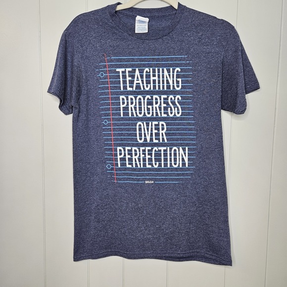 Delta Pro Weight Adult Small Petite Teacher Women's T-shirt Short Sleeve Blue - Picture 1 of 5